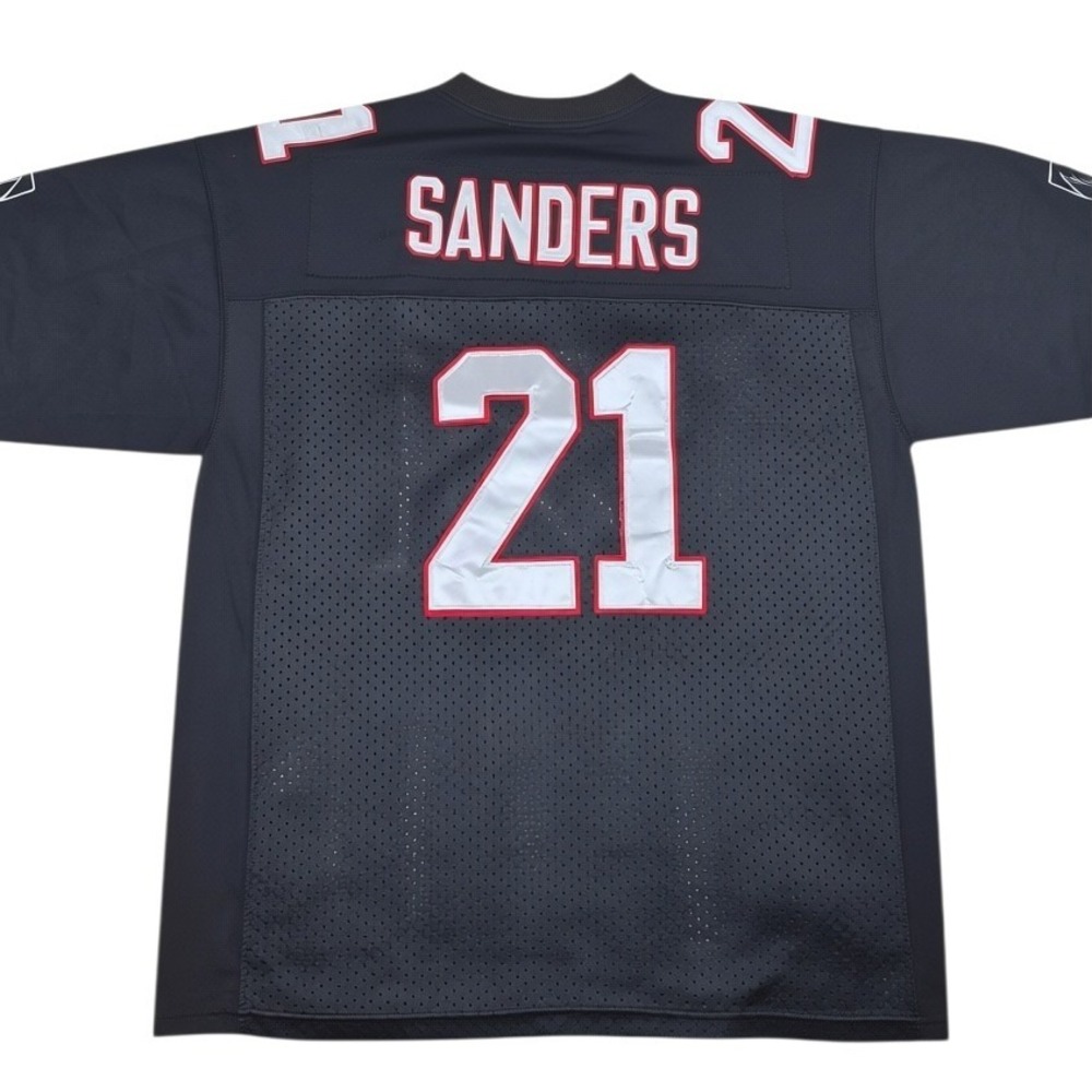 Mitchell & Ness Deion‎ Sanders Falcons Jersey Mens 52 Black Excellent Throwback